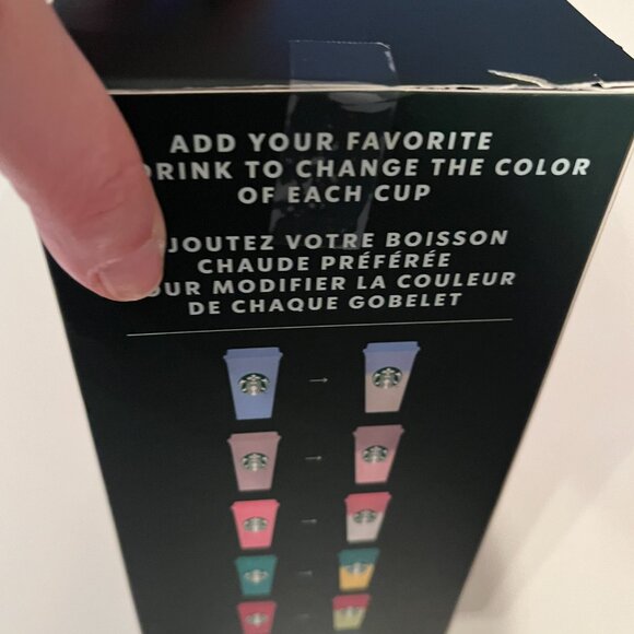 Reusable Color Changing Hot Cups from Starbucks (new in box / set‎ of 6) (w/a/x) - Picture 9 of 16